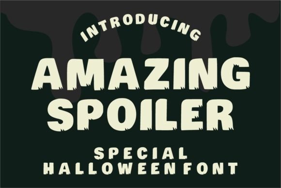 Amazing Spoiler: A Typeface That Transforms Editorial Design