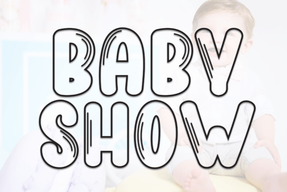 Baby Show: A Friendly Font for Branding and Design