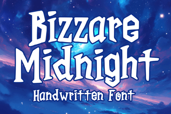 Bizzare Midnight: A Gothic Display Font for Seasonal Campaigns