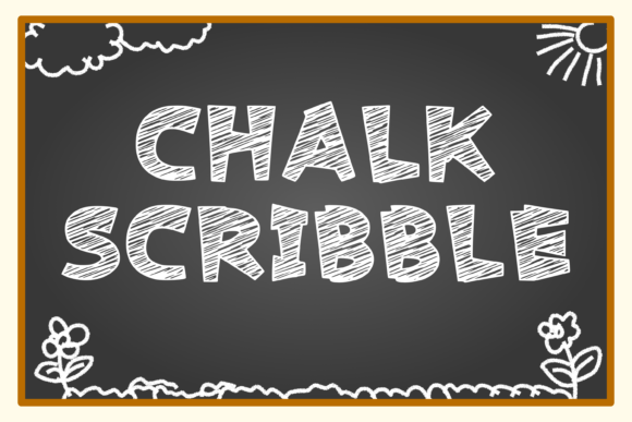 Chalk Scribble: A Display Font for Dynamic Editorial Design