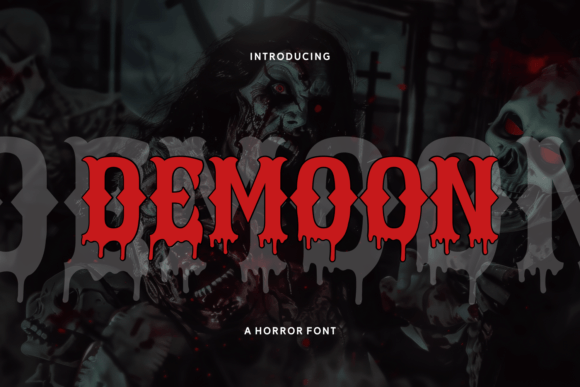 Demoon: A Font for Spine-Tingling Editorial Design