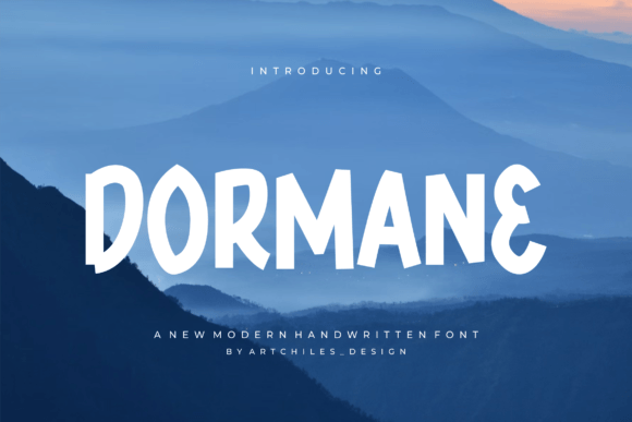 Dormane: A Playful Font for Branding That Speaks Volumes