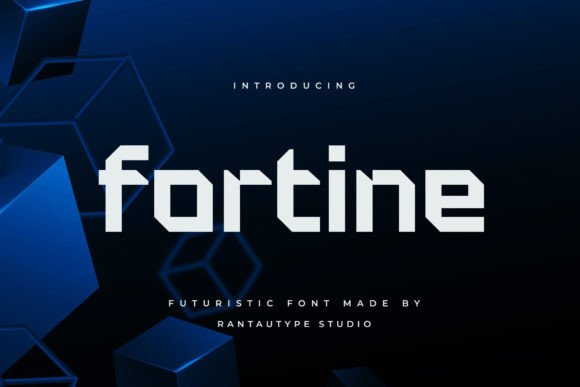 Fortine: A Futuristic Font That Elevates Your Creative Projects