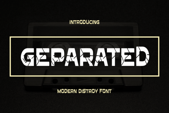 Geparated: The Bold Font That Elevates Your Brand