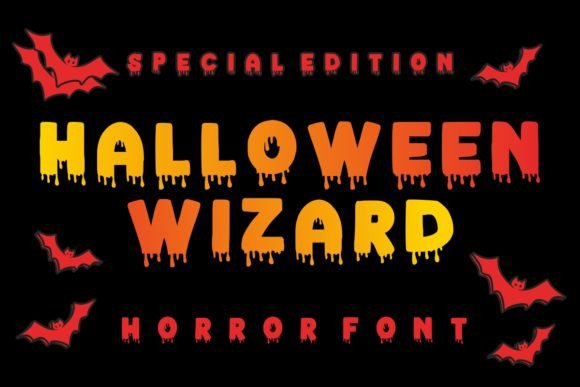 Halloween Wizard: A Spooky Display Font for Creative Crafters