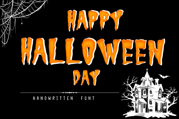 Happy Halloween Day: A Spooky Display Font for Editorial Design
