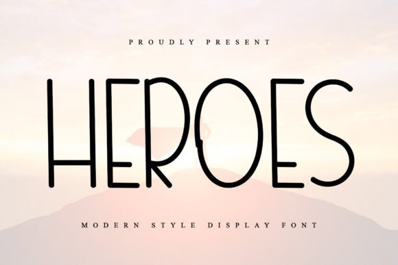 Heroes Font: A Timeless Elegance for Creative Product Design