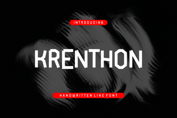 Krenthon: A Bold Display Font for Editorial Design and Branding