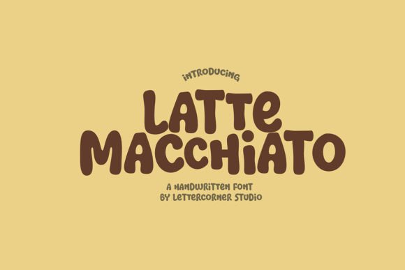 Latte Macchiato: A Display Font for Professional Branding and Creative Projects