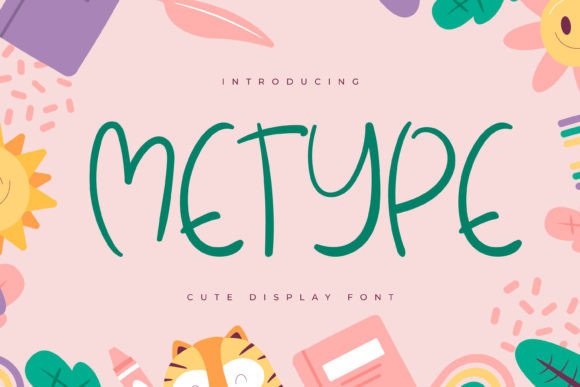 Metype: A Playful Font for Modern Web Design