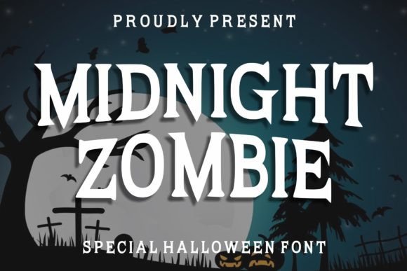 Midnight Zombie: The Ultimate Display Font for Creative Crafters