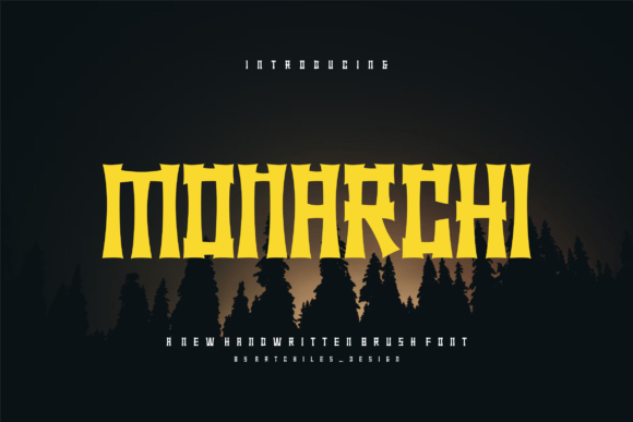 Monarchi: A Display Font That Elevates Handmade Design