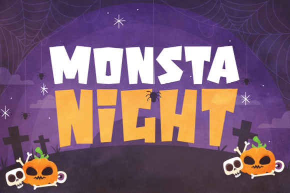 Monsta Night: A Halloween Font That Brings Magic to Every Design
