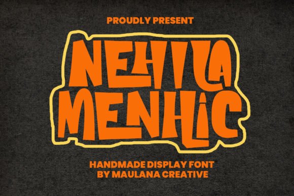 Nehila Menhic: A Handmade Display Font for Editorial Design