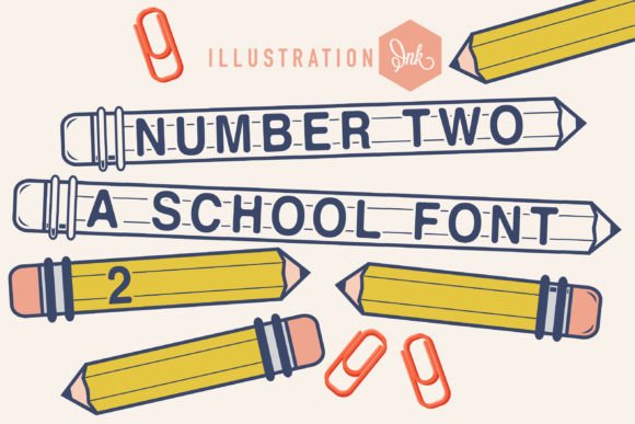 Number Two: A Playful Display Font for Creative Web Design