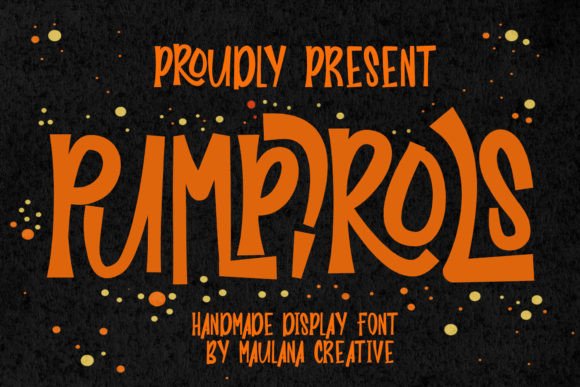 Pumpirols: A Playful Display Font for Creative Makers