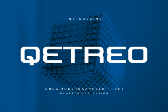 Qetreo: The Modern Display Font for Creative Crafters and Product Designers