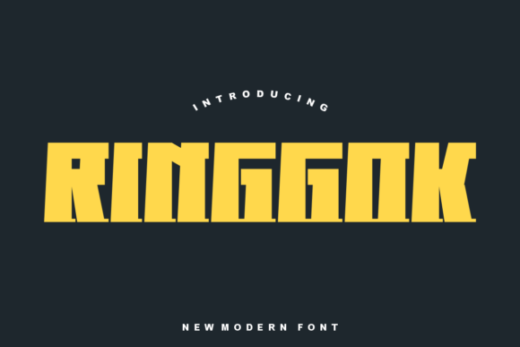Ringgok: The Modern Font That Elevates Your Brand