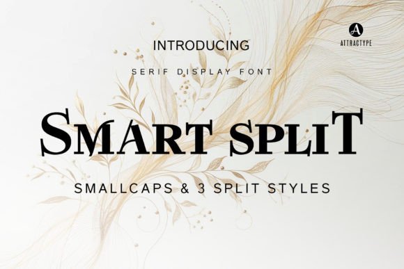 Smart Split: A Serif Font That Elevates Every Craft Project