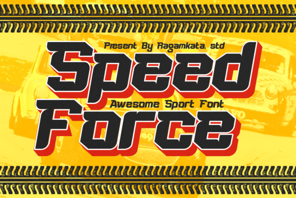 Speed Force: A Bold Display Font for Dynamic Editorial Design