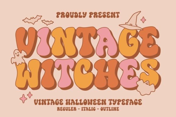 Vintage Witches Font for Business Branding and Design