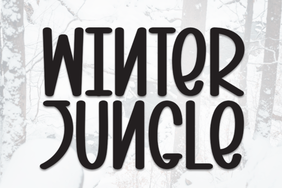 Winter Jungle: A Playful Font for Winter-Themed Branding