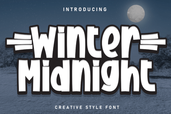 Winter Midnight: A Font for Capturing Winter Magic in Your Campaigns
