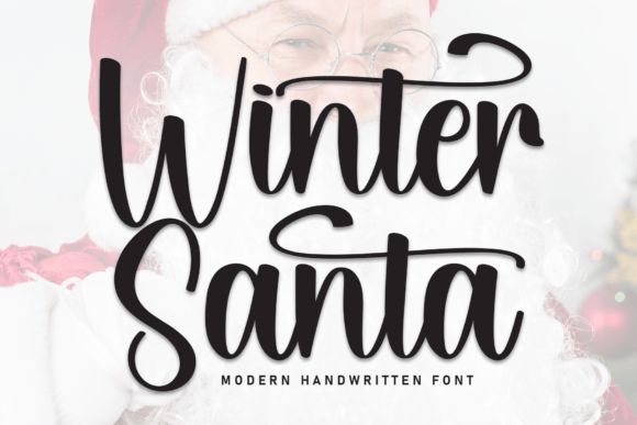 Winter Santa: A Handwritten Font for Editorial Magic