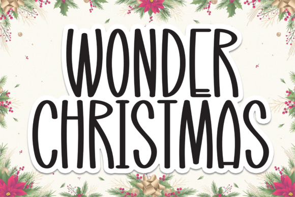 Wonder Christmas: A Festive Font for Branding Magic