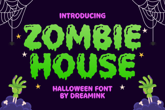 Zombie House: A Halloween-Themed Font for Bold Campaigns